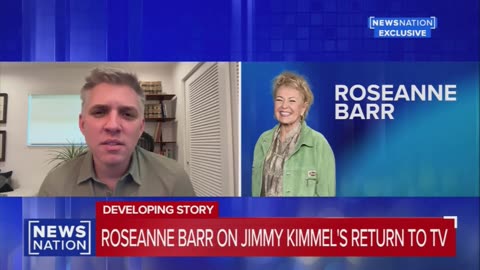 Roseanne issues a brutal message to Jimmy Kimmel as he finally gets his show back