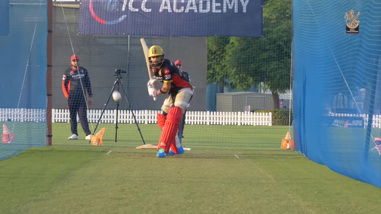 Virat Kohli batting on Green pitch
