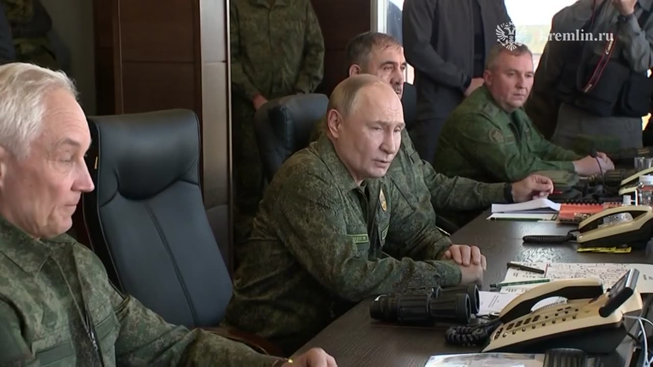 Владимир Путин посетил полигон Мулино в Нижегородской области,