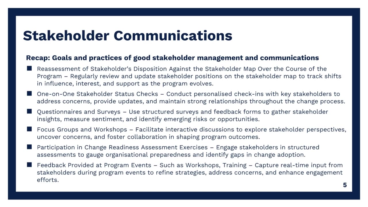 Stakeholder Management (Part 5): Build Trust. Align Interests. Drive Results. | High Impact Academy