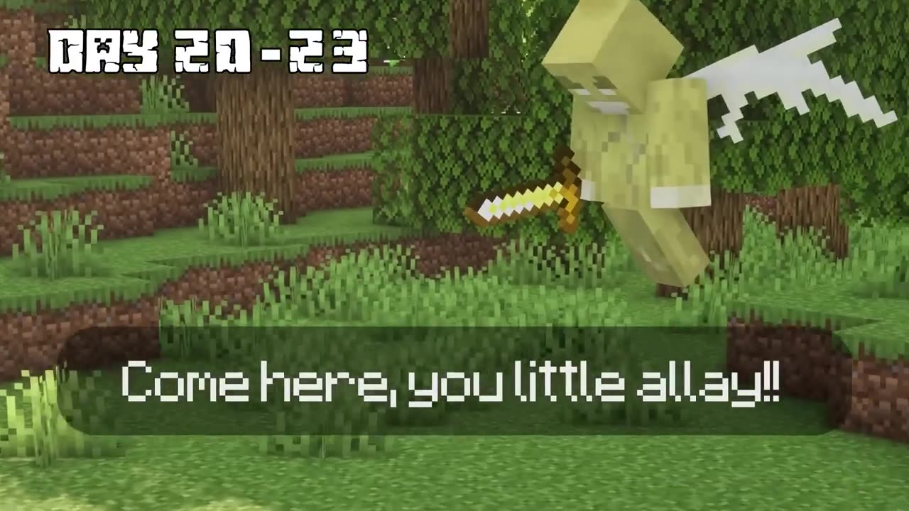 I Survived 100 Days as a GOLDEN ALLAY in HARDCORE Minecraft!
