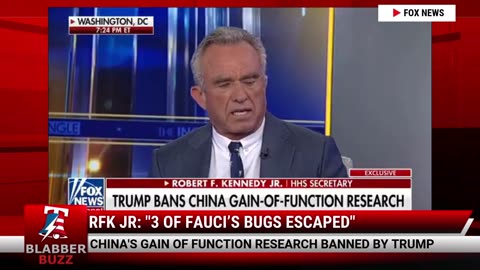 RFK Jr: "3 Of Fauci’s Bugs Escaped"