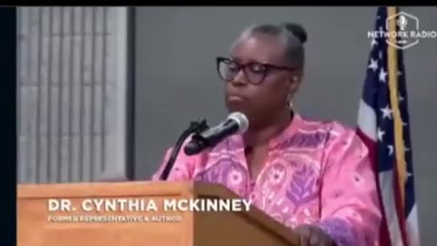 Congresswoman Cynthia MCKinney Exposes Funding Jews to Israel to become Zionist