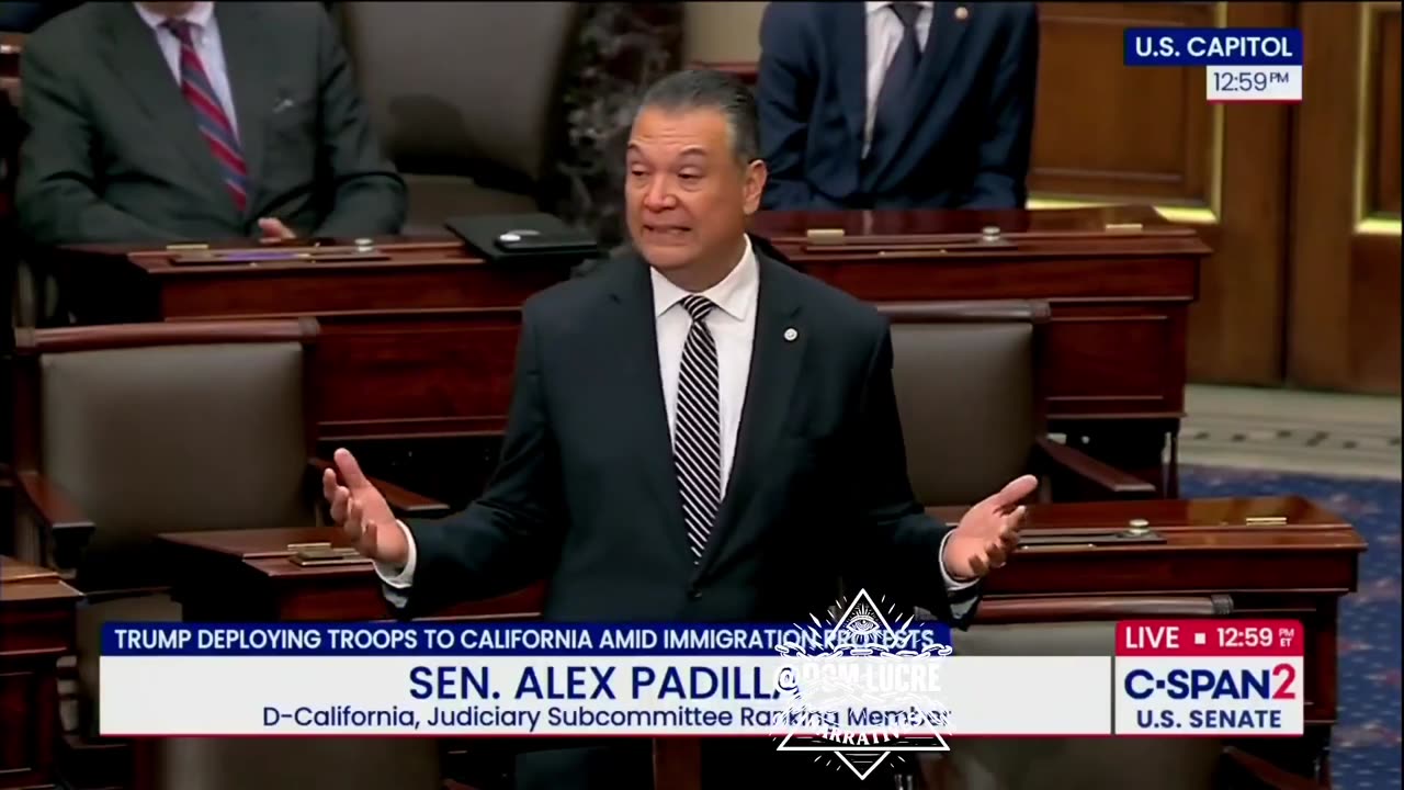 🔥🚨BREAKING_ Senator Alex Padilla broke down in tears