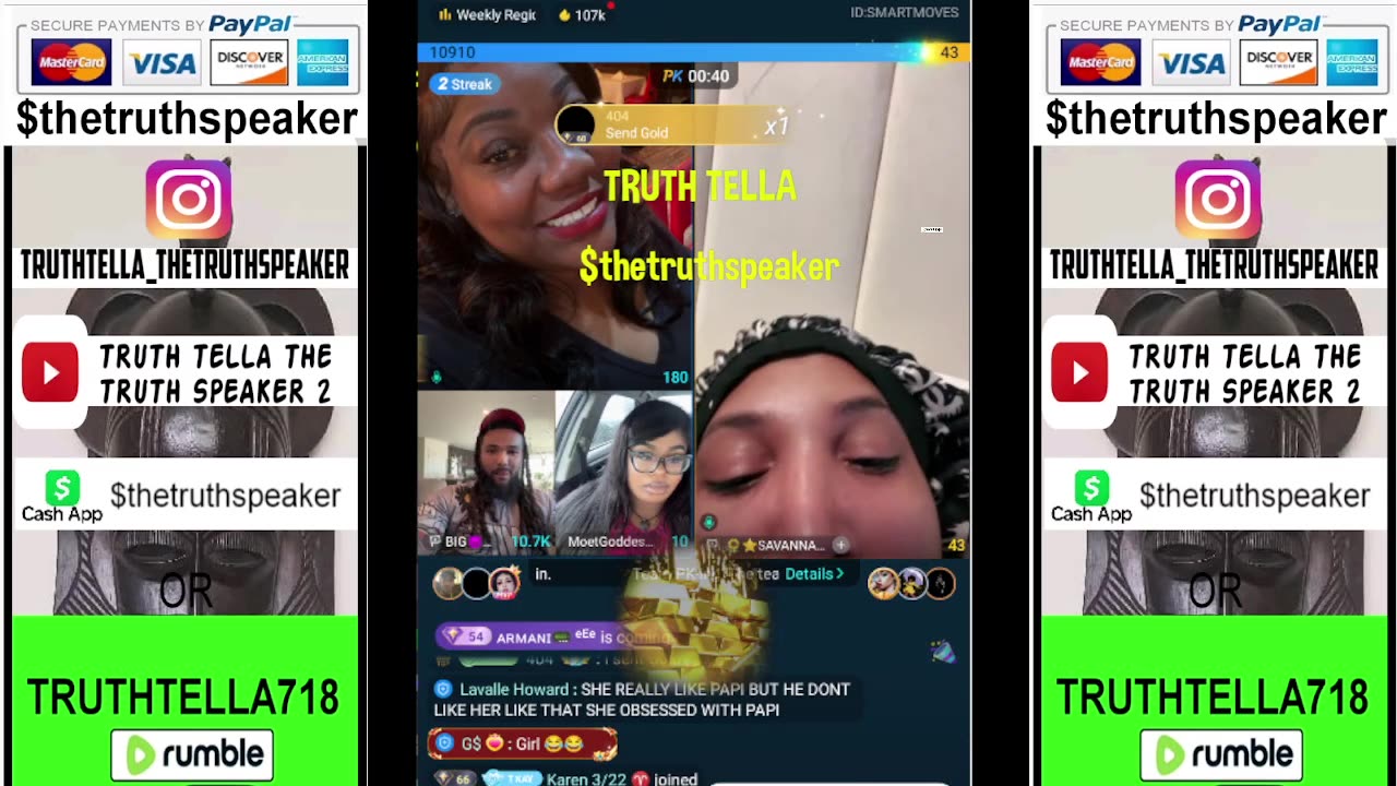 QUEEN TOMIKAY SATURDAY MORNING TEACAP & TEAM PK WITH FANCY, SAVANNA MARIA GARCIA & BIG PAPI