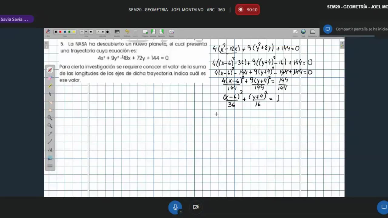 SAVIA SEMIANUAL 2024 | Semana 20 | Geometría