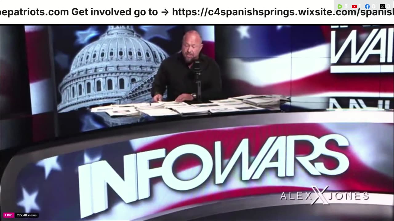 Alex Jones, Info Wars, 08/06/2025