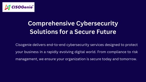 Comprehensive Cybersecurity Solutions for a Secure Future