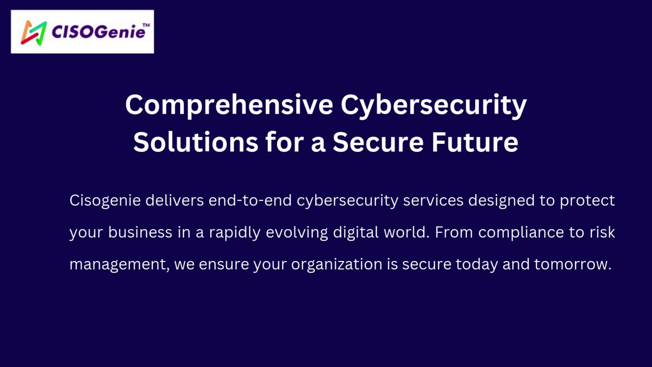 Comprehensive Cybersecurity Solutions for a Secure Future