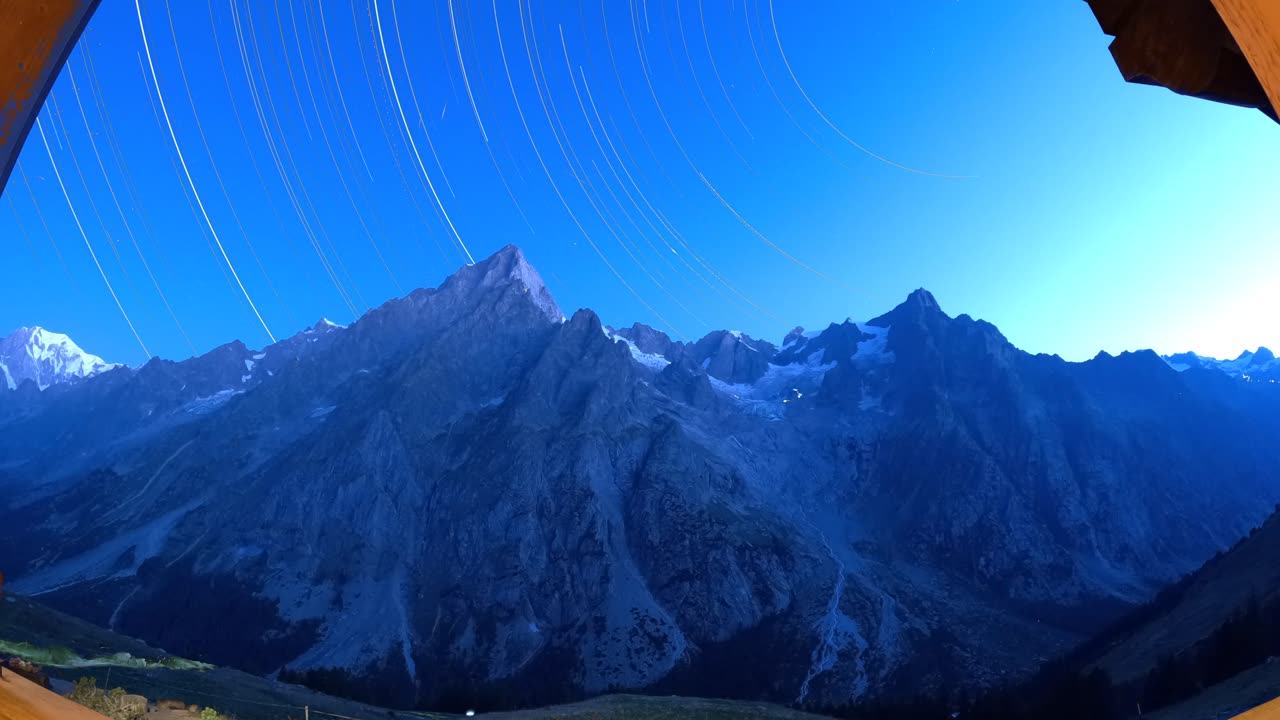 Tour du Mont Blanc Stars Timelapse | GoPro 11 Black