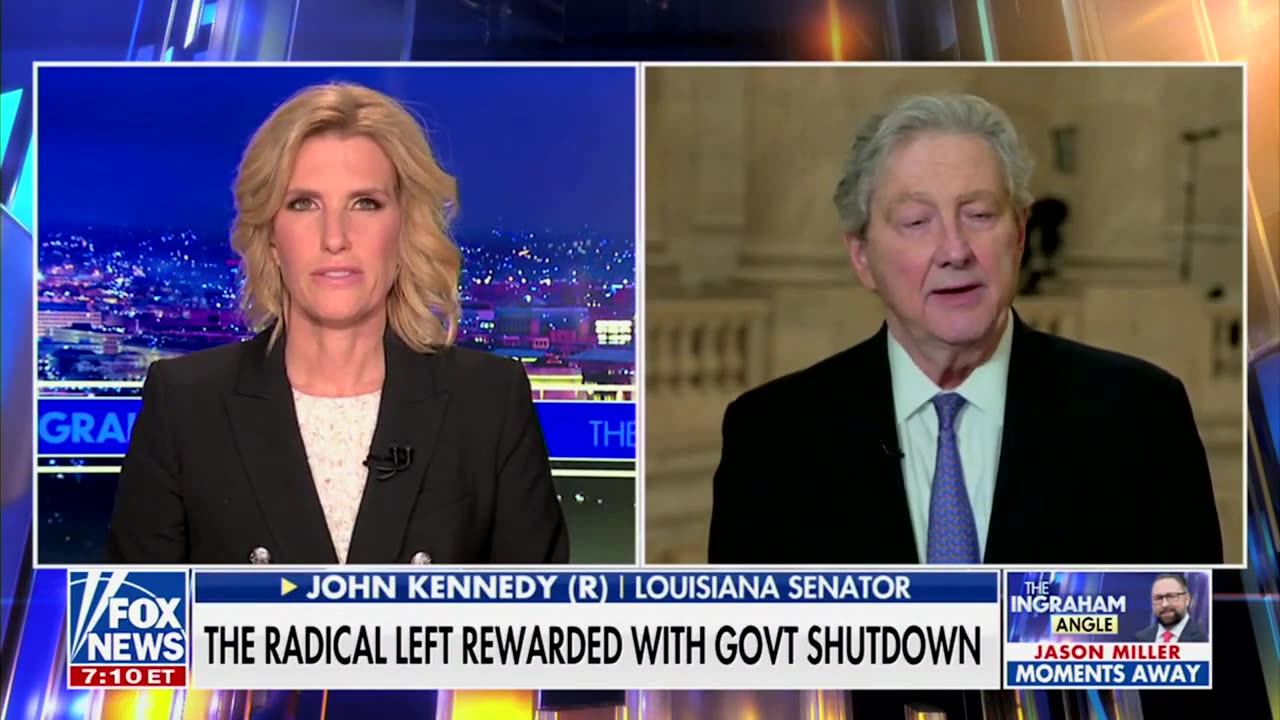 John Kennedy Predicts How Many More Days Shutdown Will Drag On