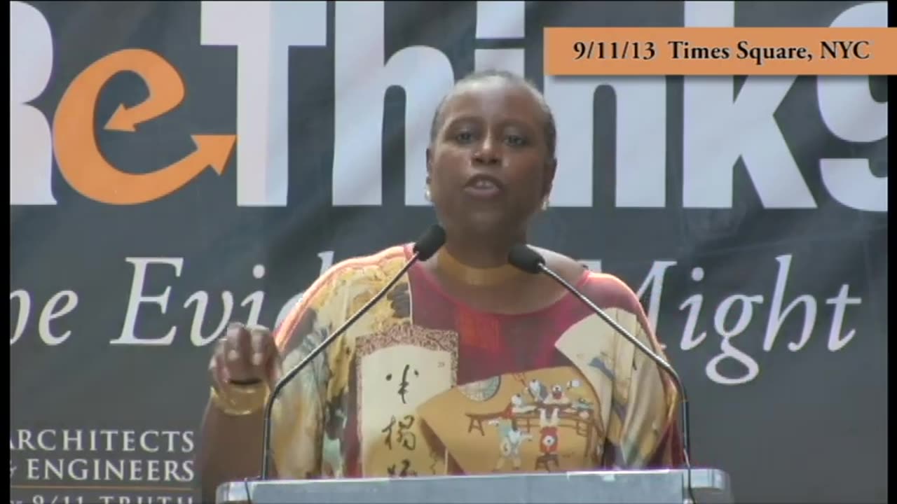 Rep. Cynthia McKinney : @ Rethink911 - Times Square Event (9-11-2013) 9/11