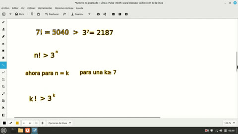 demostración por inducción matemática