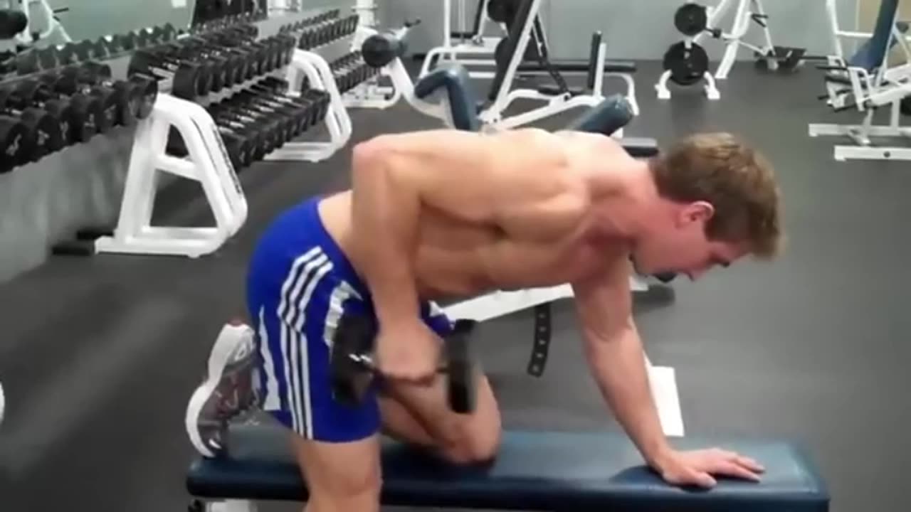 SG 1014 How To Triceps Kick Back Gym Workout
