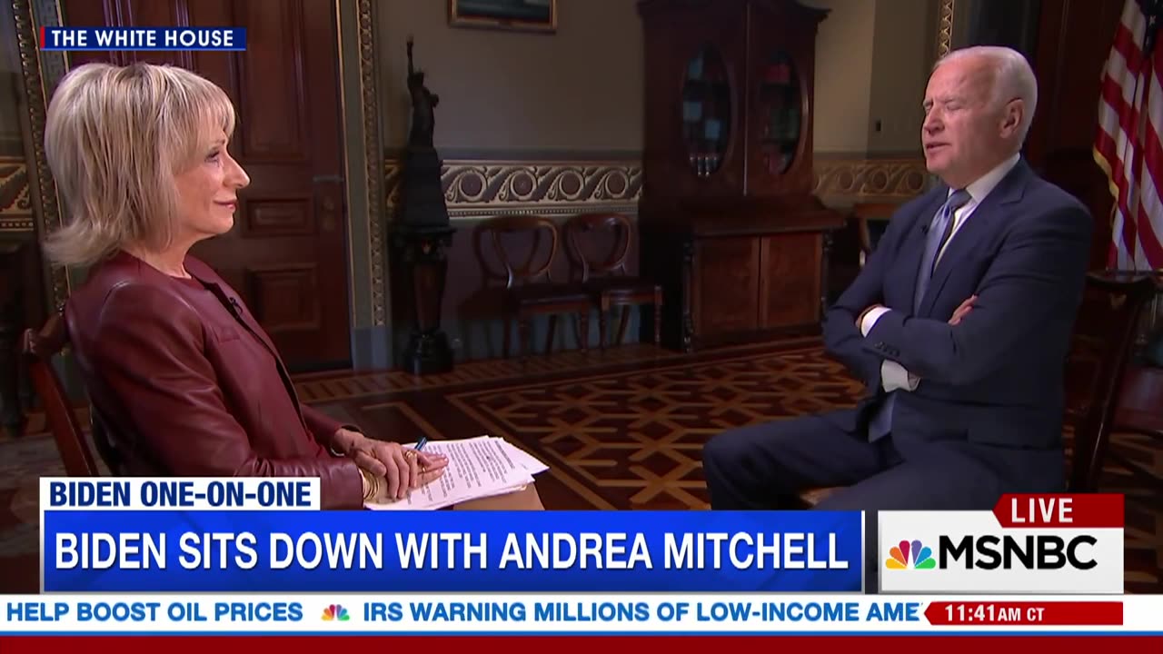 Joe Biden_ 'No Regrets' About Not Running In 2016 (Full Interview) | Andrea Mitchell | MSNBC