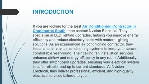 Best Air Conditioning Contractor in Cranbourne South