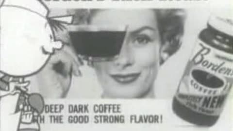 Commercial - Borden's Rich Roast Coffee B-W animated