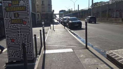 Paris Walk on a very hot June Day 2025. from the Seine, Louver then Jo Jo Hostel by Metro Gentilly.