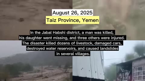August 26, 2025 Taiz Province, Yemen