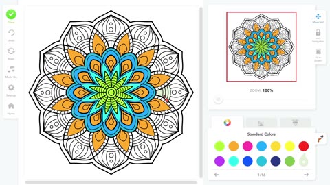 Coloring Book for adults - mandala 3