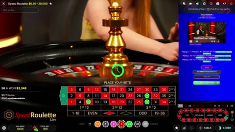 Starting with $200 to WIN BIG on Speed Roulette