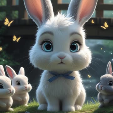 The Invisible Bunny Adventure 🐰✨ | 1-Minute Magical Bunny Story for Kids | Short Moral Tale