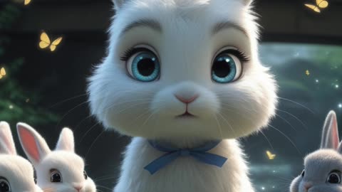 The Invisible Bunny Adventure 🐰✨ | 1-Minute Magical Bunny Story for Kids | Short Moral Tale