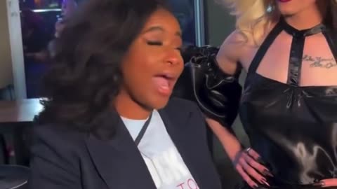 Jasmine Crockett Campaigns at Rachel B*tchface's RuPaul's Drag Race Watch Party in Houston