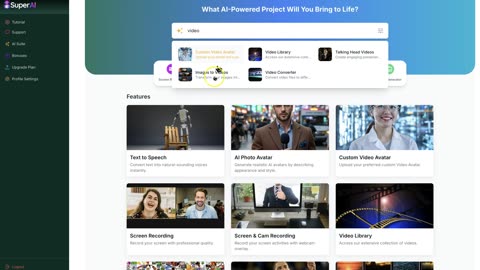 Super AI Demo: One Simple Dashboard Contain Every AI Model