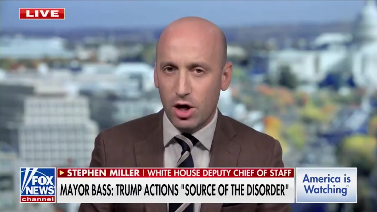 Stephen Miller Says Newscum and Bass Are Committing Crimes Against Humanity