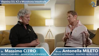 🔴 Vitamina D3, K2 e Microbiota Intestinale - Dr. Massimo Citro, Dr.ssa Antonella Mileto