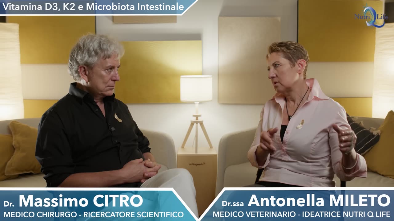 🔴 Vitamina D3, K2 e Microbiota Intestinale - Dr. Massimo Citro, Dr.ssa Antonella Mileto