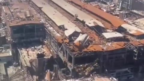 Fly-Over of Azovstal Steel Mill Ruins in 2025(Once the Largest in Europe)