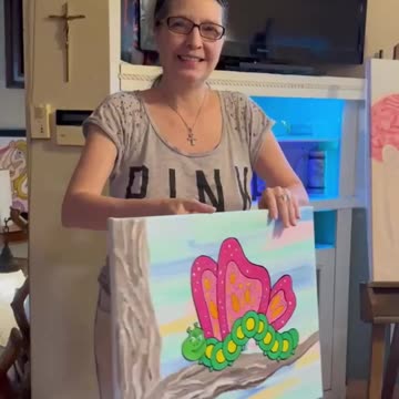 Catterfly painting reveal