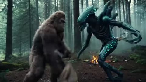 BIGFOOT AND THE XENO ENGAGE IN BEER COMBAT