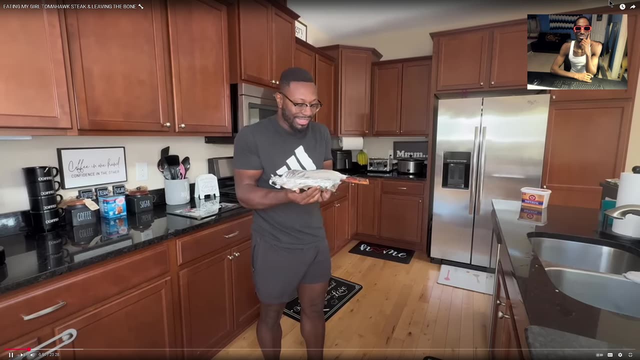 reacting to Donn & Decia EATING MY GIRL TOMAHAWK STEAK & LEAVING THE BONE 🦴