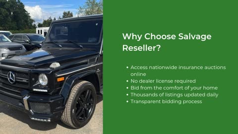 Join Automotive Insurance Auctions with Salvage Reseller