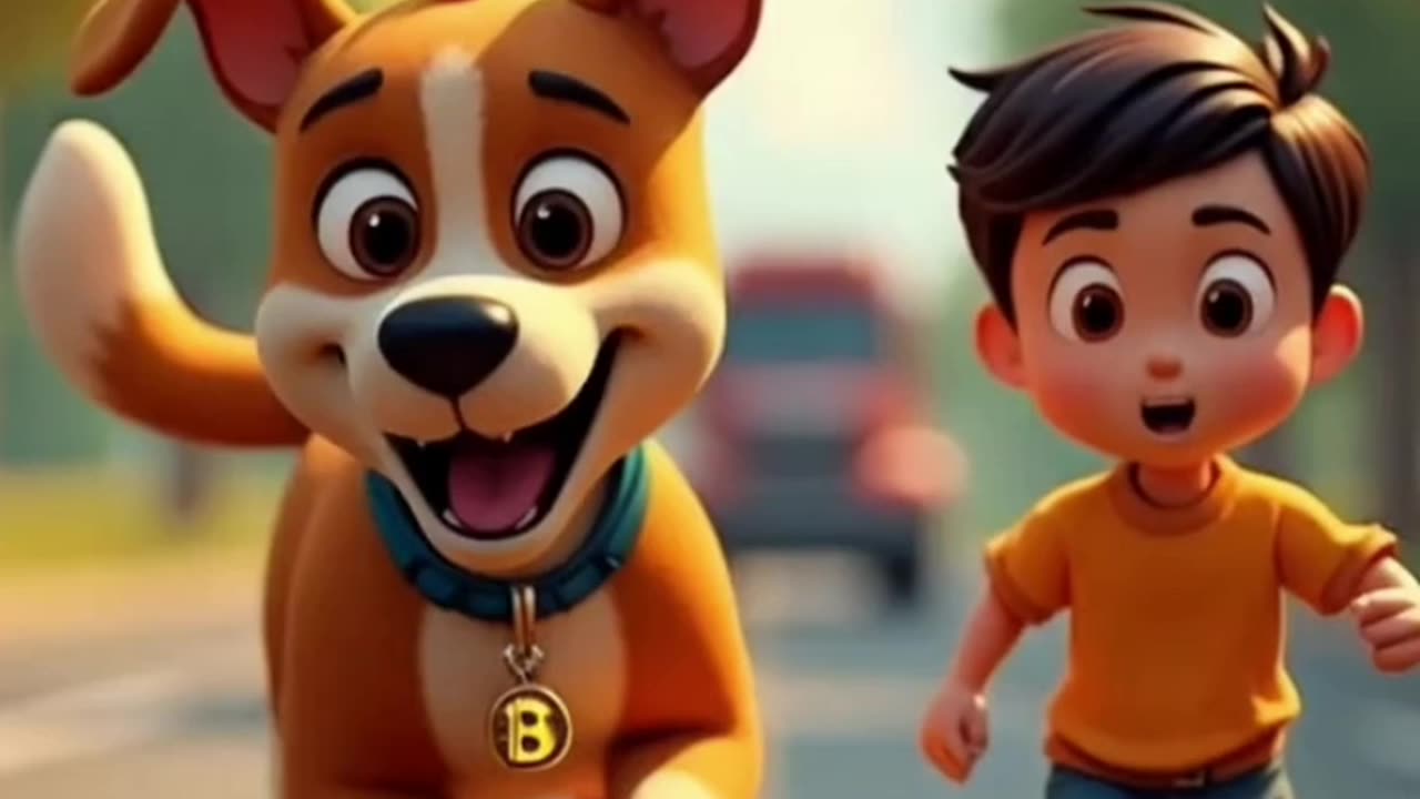 the superhero & Bunty save the baby