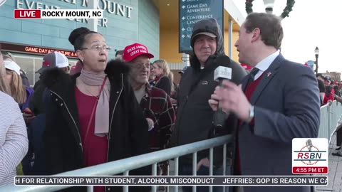 The American People are Passionate as they Wait for the Rocky Mount Trump Rally - 12-19-25 AWESOME PASSION FOR JESUS!!!