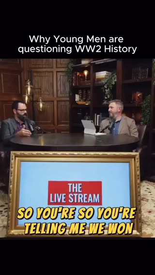 "We allegedly won (the Second World War) and yet all of the West looks like it lost..."