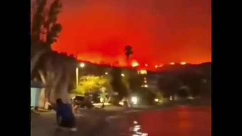 Greece is burning. They are doing the same thing there as here.