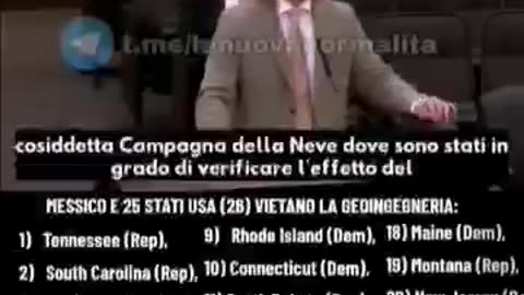 GEOINGEGNERIA - FLORIDA: "IL CEO DI UN'AZIENDA CONTRO IL DL CHE VIETA LA GEOINGEGNERIA"