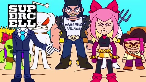 Melodie Is Tall Again 😂 | Brawl Stars Animation Madness! #brawlstars #shorts