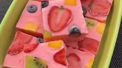 Frozen Yogurt Fruit Bites 🍓❄️ | No-Bake Summer Treat That Melts in Your Mouth!