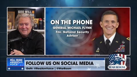 Bannons War Room | GENERAL FLYNN SIT REP