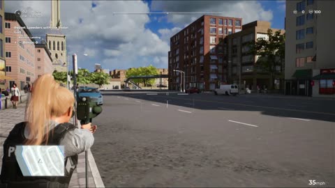 Catching Criminals in Police Simulator (Xbox Series S)