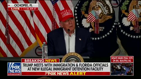 “It's known as Alligator Alcatraz...The Only Way Out is Deportation”