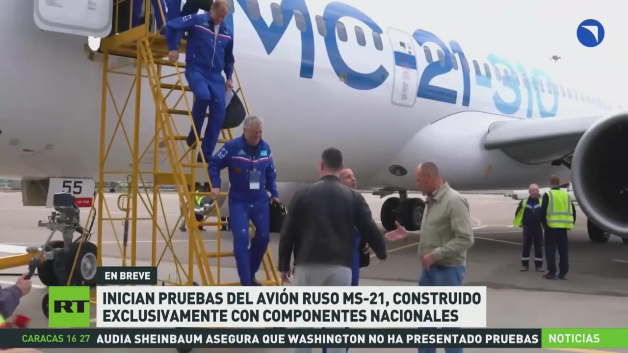 El avión MS-21 'Made in Russia' inicia las pruebas de certificación