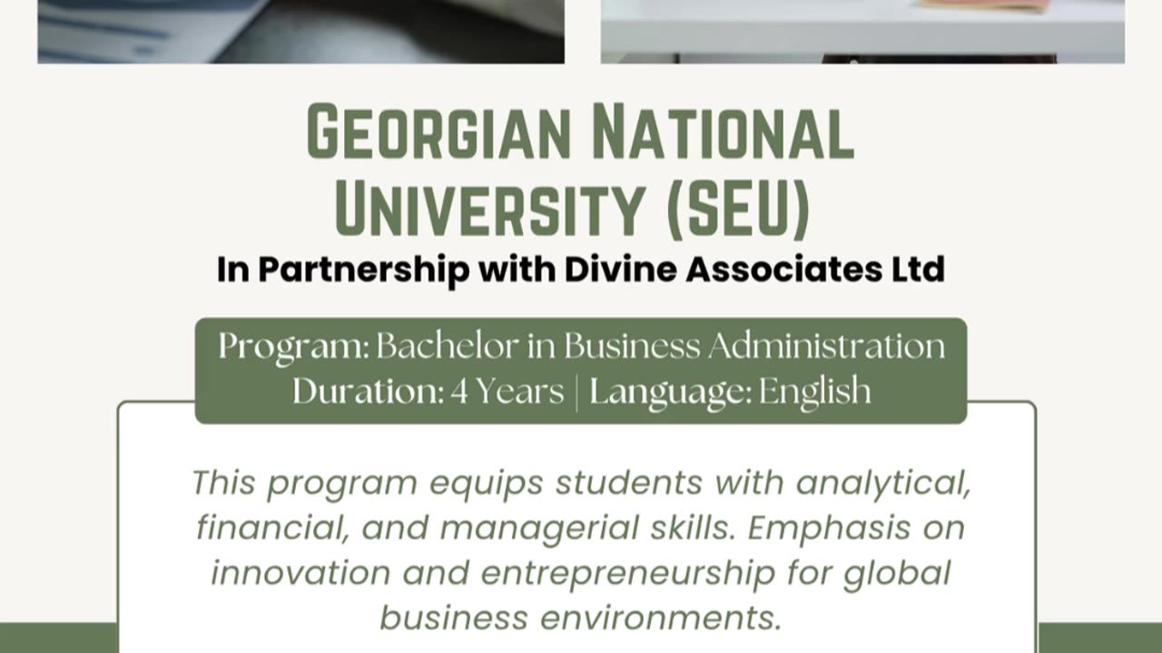 Build Your Business Career with a BBA from SEU – Apply with Divine Associates Ltd