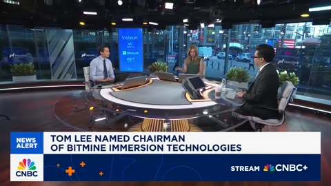 Tom Lee of Fundstrat on BitMine Immersion Technologies' appointment as chairman